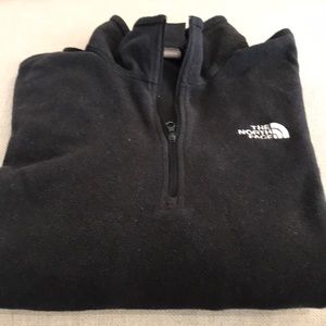 North Face polar tech fleece 1/4 zip pullover -L